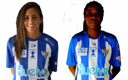 Sara Navarro y Oluwatobiloba Olanrewaju han dejado el club onubense.