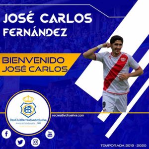 José Carlos ya es de manera oficial nuevo jugador del Recreativo de Huelva. / Foto: @recreoficial.