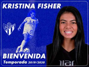 El Sporting de Huelva anuncia el fichaje de la centrocampista norteamericana, Kristina Fischer.