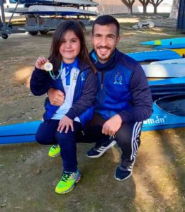 La más pequeña del equipo, Jimena Pérez, logró el oro en la categoría Mujer Prebenjamín.