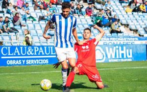 Acuerdo con Sergio Jiménez para que deje de ser jugador del Recre. / Foto: P. Sayago / @recreoficial.