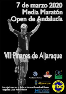 Cartel de la prueba ciclista que tendrá lugar en Aljaraque el día 7 de marzo.