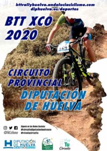 Cartel anunciador del Circuito Diputación de Huelva de BTT Rally 2020, que se abre el 16 de febrero en El Granado.