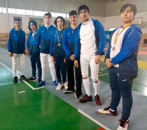 Buena actuación de los deportistas del Club Esgrima Huelva en el III Torneo FADE en Almería.