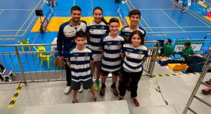 Representantes del club onubense en el Internacional Sub 15 y Sub 17 en Benalmádena.