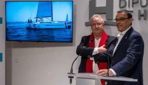 Un momento de la primera presentación de la Regata Oceánica 'América a la estela de Colón'.