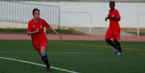 El Sporting de Huelva prepara con ganas sus partidos ante el Barcelona. / Foto: @sportinghuelva.