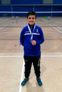 El moguereño Pepe Fernández, tercero en DM-13 en el Máster Jóvenes Sub 13 y Sub 17 celebrado en La Coruña.