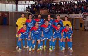 Formación palmerina en el histórico partido en Sevilla del 31 de marzo de 2012.