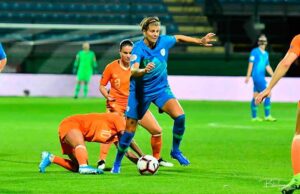 Pamela Begic dará al Sporting una gran fortaleza en el juego aéreo. / Foto: @sportinghuelva.