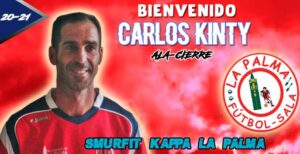 Carlos Kinty, segundo fichaje que hace oficial el Smurfit Kappa.