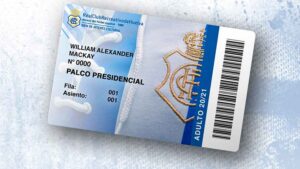 Así será el carnet de abonado del Recre para la temporada 2020-21. / Foto: @recreoficial.