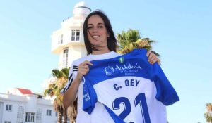 Cristina Gey se incorporará al primer equipo del Sporting de Huelva en la próxima temporada. / Foto: @sportinghuelva.