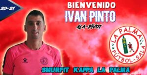 Iván Pinto, tras jugar en diversos equipos de la provincia, regresa al Smurfit Kappa. / Foto: @LaPalmaFS.