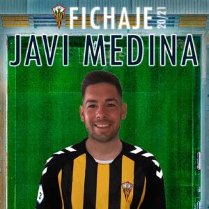 Javi Medina, nuevo jugador del San Roque de Lepe. / Foto: @SanRoqueLepe.