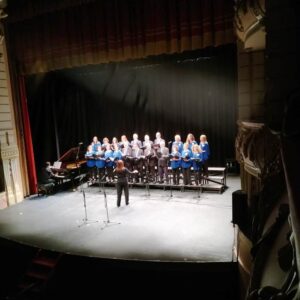 Coro Voces del Mar, en una actuación en el Gran Teatro, sigue la cultura