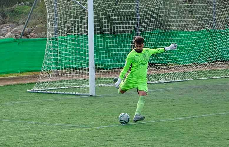 Josema, nuevo refuerzo para la portería del Aroche. / Foto: @arochecf.