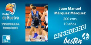 Juan Manuel Márquez, otro jugador canterano que progresa cada temporada. / Foto: @CiudadDeHuelva.