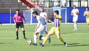 Fran Palma, en un partido de hace dos temporadas en La Palma. / Foto: David Limón.