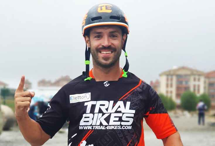 El valverdeño Pablo Adame brilla en el Campeonato de España de bike trail.