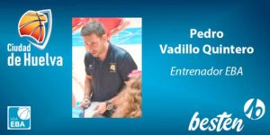 Pedro Vadillo seguirá al frente del equipo masculino del Ciudad de Huelva, ahora en la Liga EBA. / Foto: @CiudadDeHuelva. 