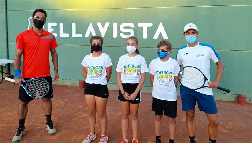 Los ganadores del Torneo de Tenis Circuito Adfincas Verano 2020.