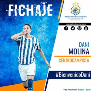 El Recre hace oficial la incorporación de Dani Molina, cedido por el Extremadura. / Foto: @recreoficial.