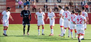 La Palma tiene ganas de brindar un triunfo a los 400 aficionados que podrán asistir al partido. / Foto: David Limón.