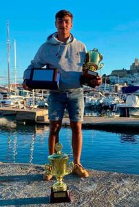 Gran actuación de Nacho Toronjo en el Campeonato de España de vela de la clase Europa.