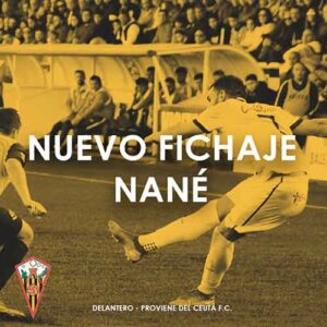 El San Roque ha hecho oficial el fichaje del delantero Nané. / Foto: @SanRoqueLepe.