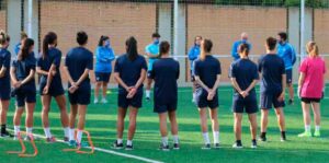 El Sporting de Huelva ya está preparado para el inicio de la Liga, este domingo en La Orden ante el Valencia. / Foto: @sportinghuelva.