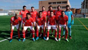 Formación del Aroche en su partido ante el Ciudad Jardín. / Foto: @arochecf.