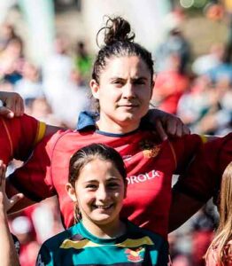 La madrileña Isabel Macías juega actualmente en el A.C. Bobigny 93 francés. / Foto: Diego Dolán.