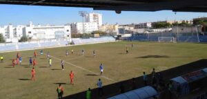 Nuevo empate a domicilio del Atlético Onubense, éste en Écija. / Foto: @ecijabpe.