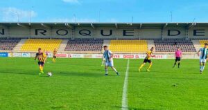 El San Roque nunca estuvo cómodo en el partido de este domingo ante el Córdoba B. / Foto: M. G.