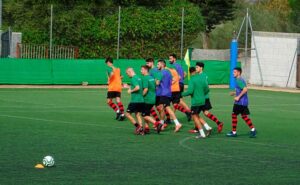 El Cartaya volverá a jugar un partido tras aplazar sus dos últimos compromisos. / Foto: Sergio Lobo.