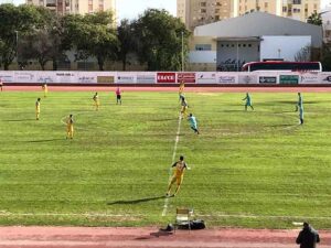 El Isla Cristina se tuvo que conformar con un empate ante el Atlético Espeleño. / Foto: @islacristinafc.