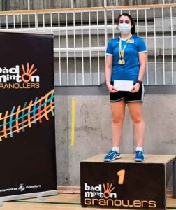 Laura Santos logró el oro en el individual y el dobles fememino en el TTR de Granollers.