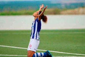 El gol de Ana Carol dejó los valiosos tres puntos en casa. / Foto: www.lfp.es.