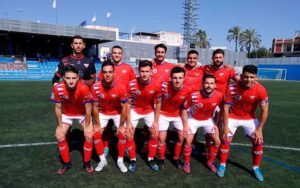 Formación inicial del Aroche en su partido del domingo ante el Alcalá. / Foto: @arochecf.