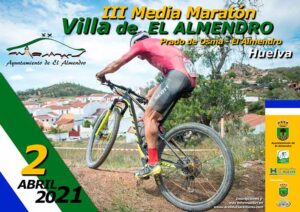 Cartel anunciador de la III Media Maratón Villa de El Almendro, prueba que tendrá lugar el próximo Viernes Santo.