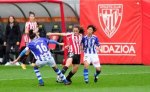 Yoko Tanaka fue la autora del gol del empate del Sporting en Lezama. / Foto: @sportinghuelva.