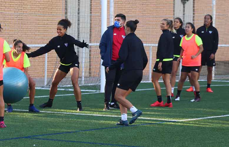 El Sporting de Huelva regresó este lunes a los entrenamientos para preparar su partido del miércoles ante la Real Sociedad. / Foto: @sportinghuelva.