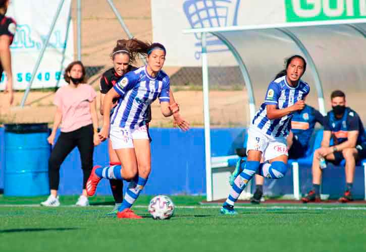 Aunque lo intentó en el segundo tiempo, el Sporting de Huelva no pudo lograr el empate. / Foto: www.lfp.es.