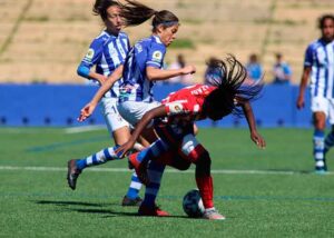 El Sporting realizó un soberbio trabajo defensivo ante el Atlético de Madrid. / Foto: www.lfp.es.