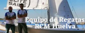 Raúl Ortiz y Sergio Pousada, representantes del RCMH en la prueba náutica que se celebrará en Málaga.