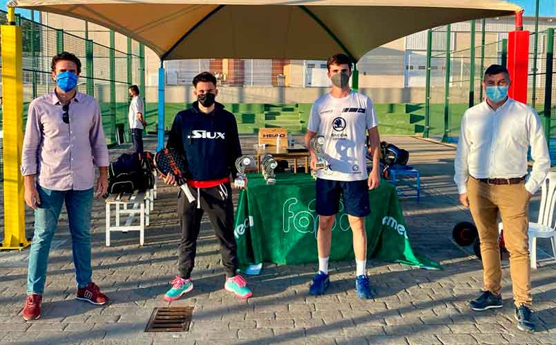 Andrés Limón y Antonio Ramos, los campeones en la categoría Junior.