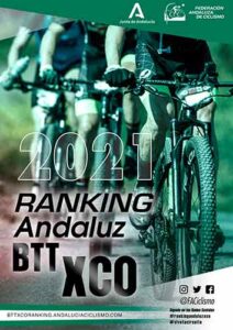 Cartel anunciador del Ranking Andaluz BTT Rally 2021.