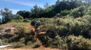 Rocío Espada fue la ganadora en mujeres en la primera cita del Circuito en Paterna. / Foto: Circuito Provincial Diputación de Huelva de XCO.