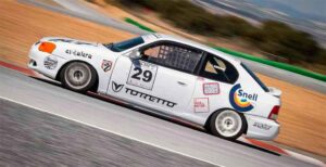 José Luis Cisneros tuvo un buen inicio del CAVA en el circuito de Guadix. / Foto: Fernando Martín.